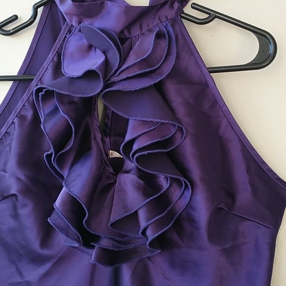 Ruffle purple top - Picture 2 of 4